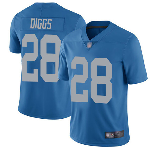 Detroit Lions Limited Blue Men Quandre Diggs Alternate Jersey NFL Football #28 Vapor Untouchable->youth nfl jersey->Youth Jersey